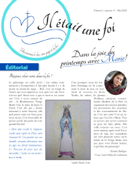 mai 2025 : Dans la joie du printemps avec Marie! Dans la joie du printemps avec Marie!